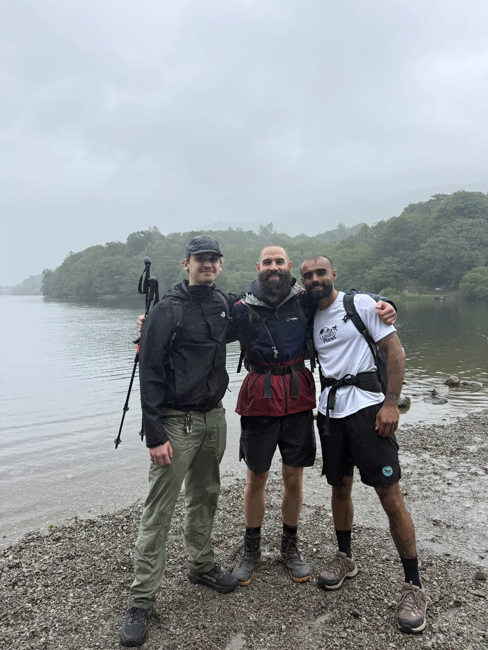 Nathan Chilton with Rohan and Tom